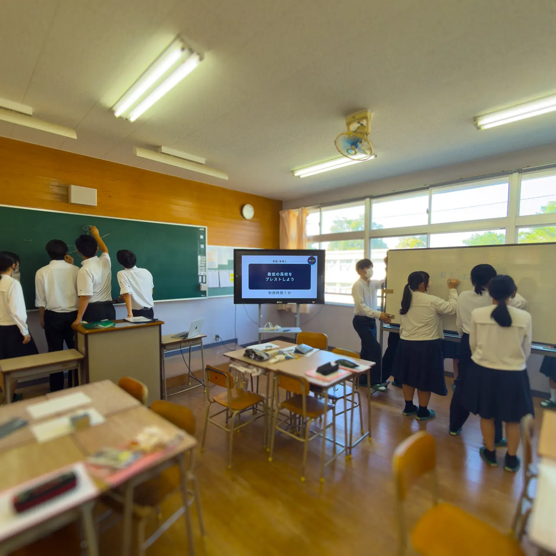 指宿商業高校 ブレスト授業